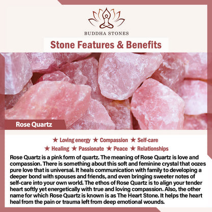 Buddha Stones Various Crystal Stone Amethyst Green Aventurine Rose Quartz Healing Bracelet