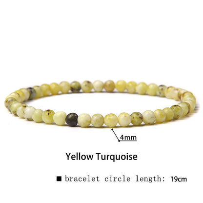 Buddha Stones 4mm Various Stone Crystal Mini Beads Healing Bracelet