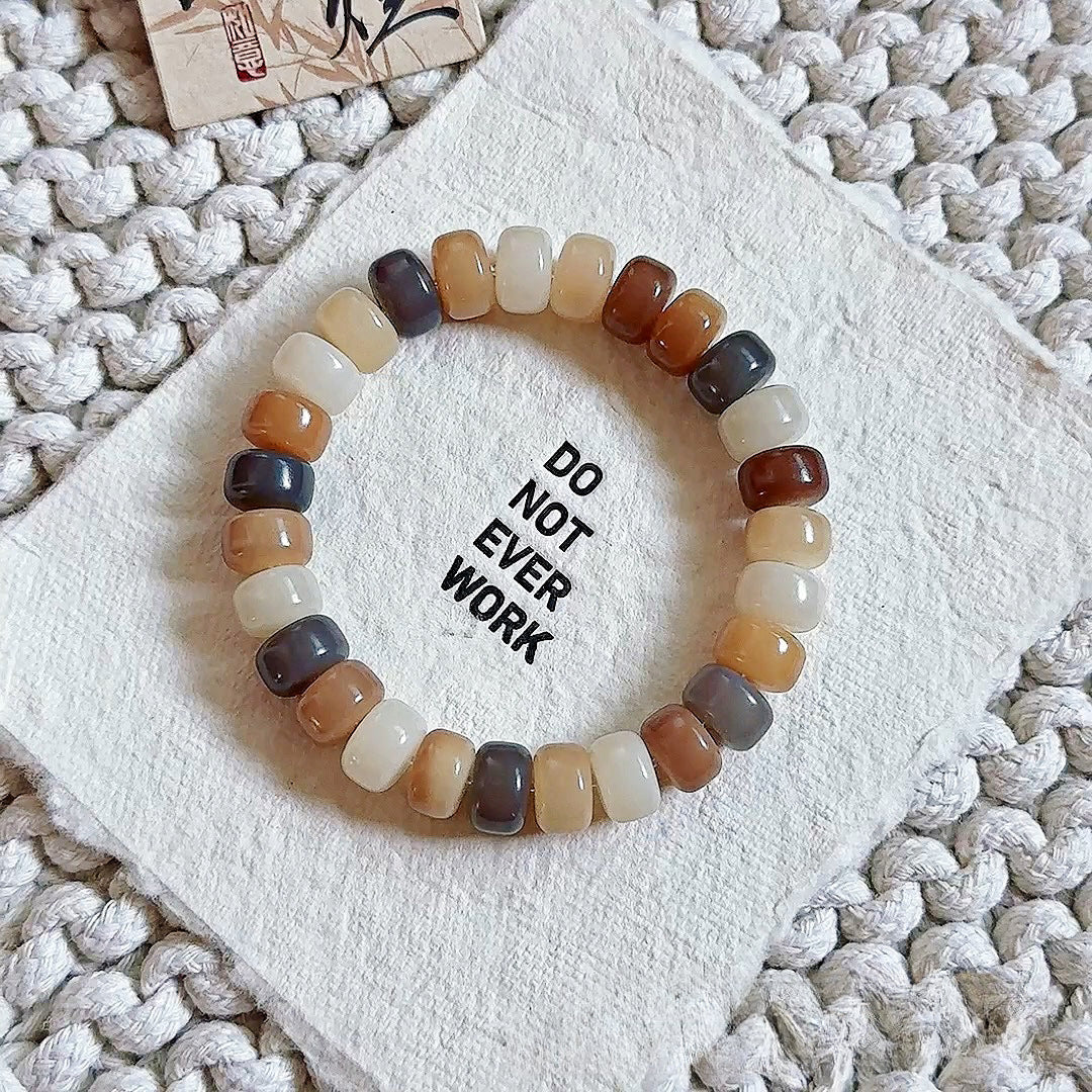 11mm Thin Slice Multi-Treasure Bodhi Bead Bracelet (Available in Multiple Colors)