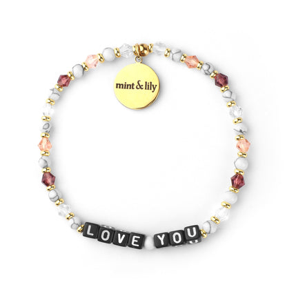 Bracelet d'amitié personnalisé en perles d'améthyste