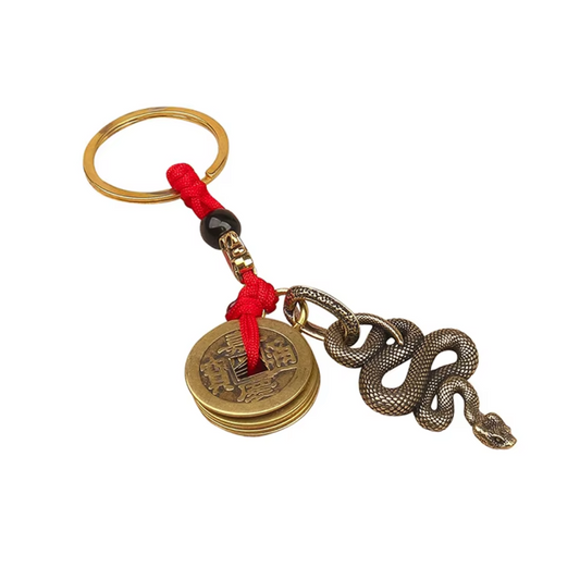 2025 Year of the Snake Lucky Pendant Keychain