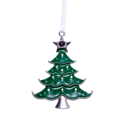 Personalisiertes Weihnachtsbaum-Fotoornament