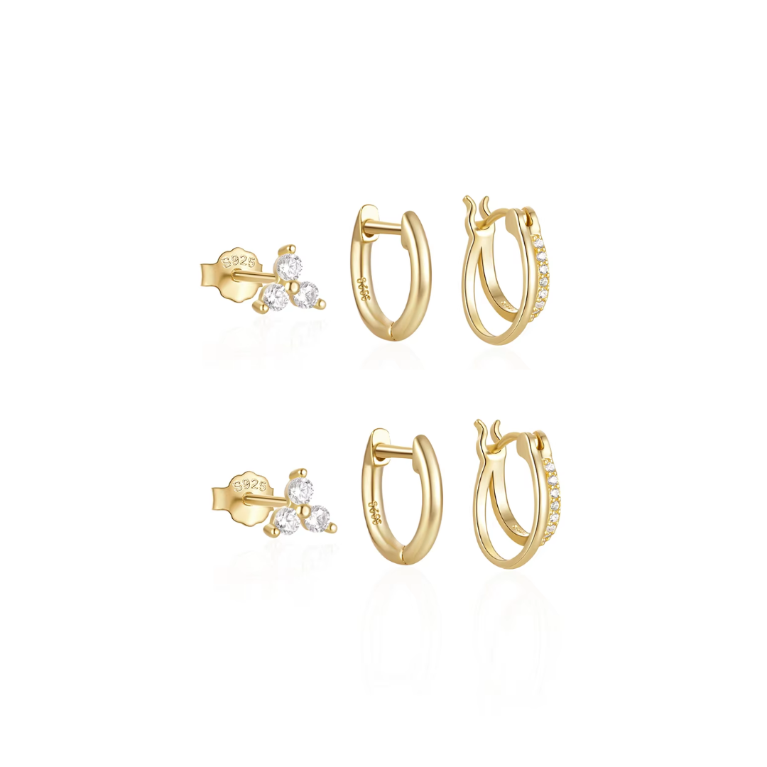 Ensemble de boucles d'oreilles Thalia