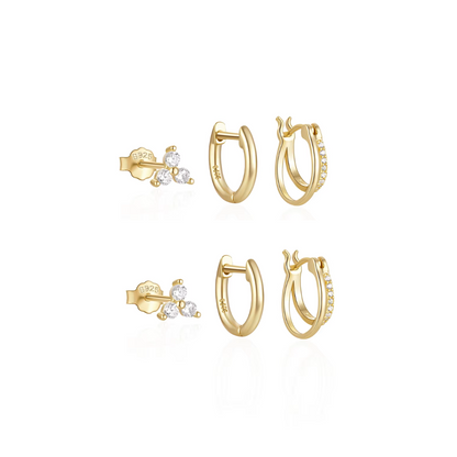 Ensemble de boucles d'oreilles Thalia