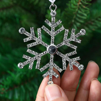 Personalisiertes Fotoornament für Weihnachten