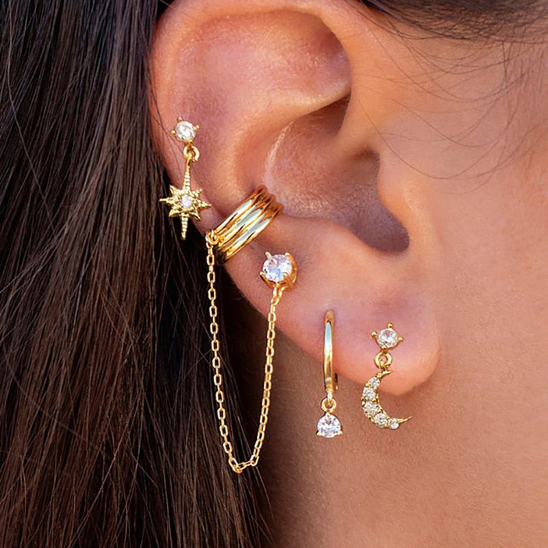 Ensemble de boucles d'oreilles bohèmes