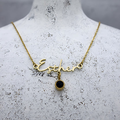 Custom Name Projection Necklace
