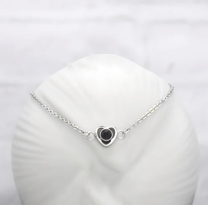 Heart Projection Chain Bracelet