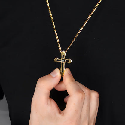 Personalisierte Kreuz-Fotokette