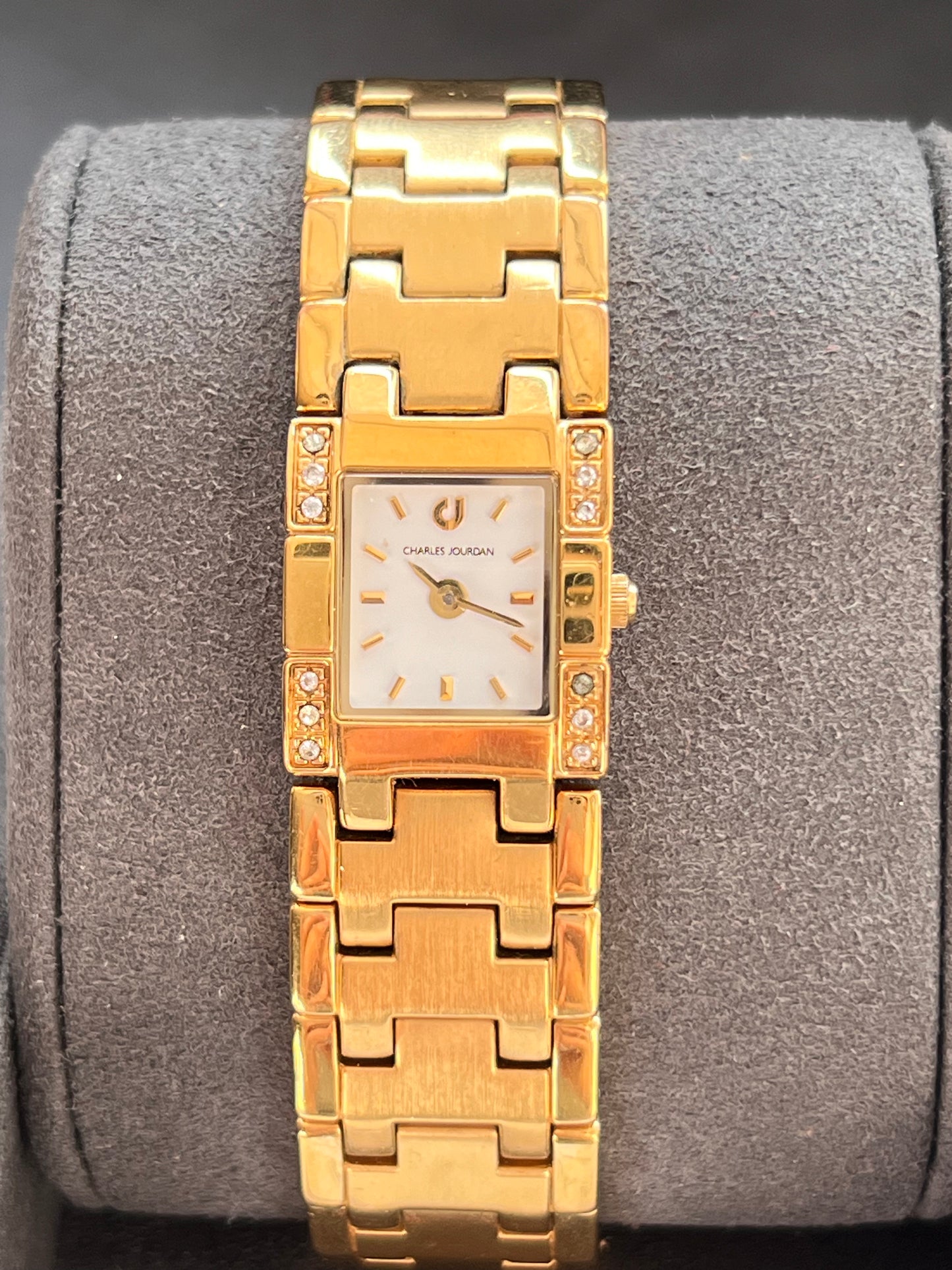 Vintage Uhr Charles Jordan AVLDS-1QZ2 analoge Uhr 