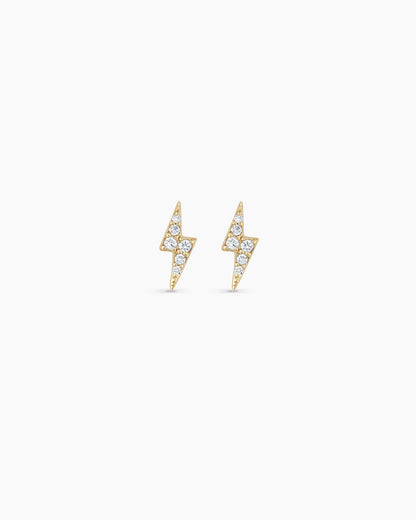 Diamond Lightning Studs