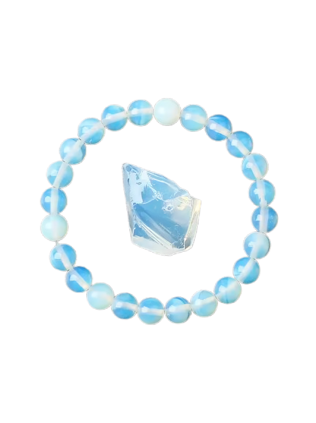 Elegant Opal Crystal Bracelet.
