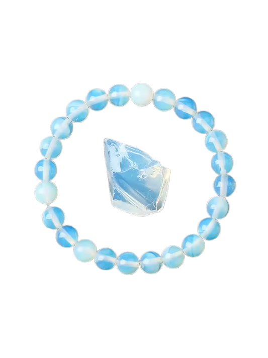 Elegant Opal Crystal Bracelet.