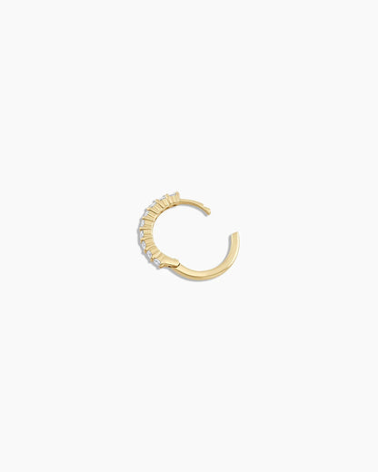 Diamond Pavé Single Huggie