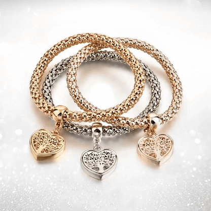 Baum des Lebens – Limitierte Auflage Herz-Charm-Armband