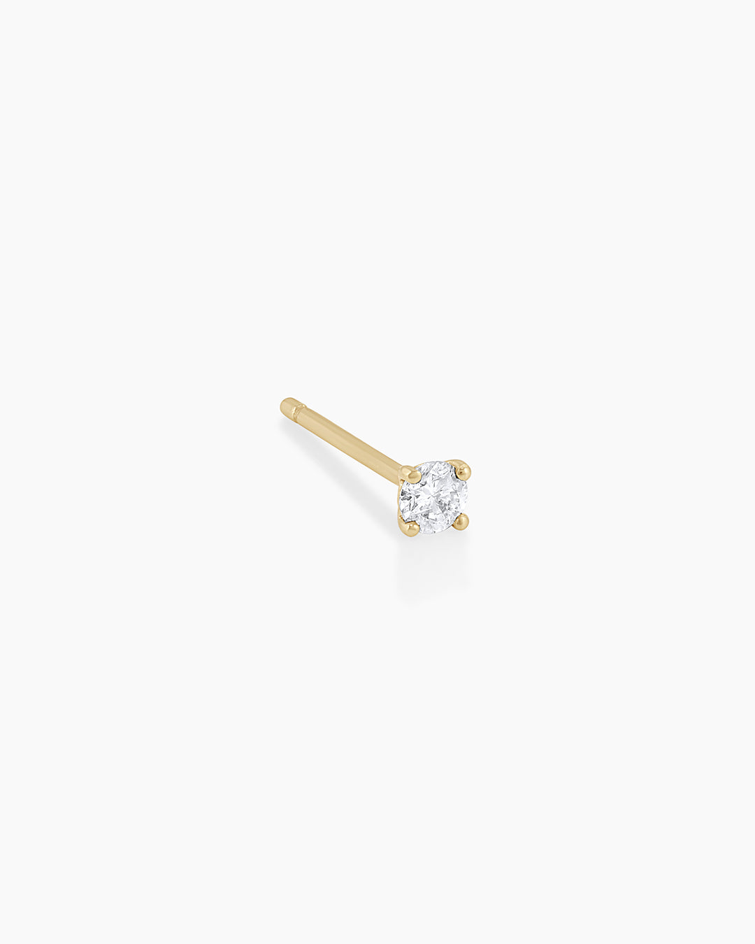 Clou simple solitaire en diamant