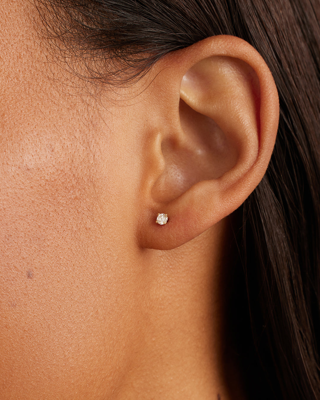 Clou simple solitaire en diamant