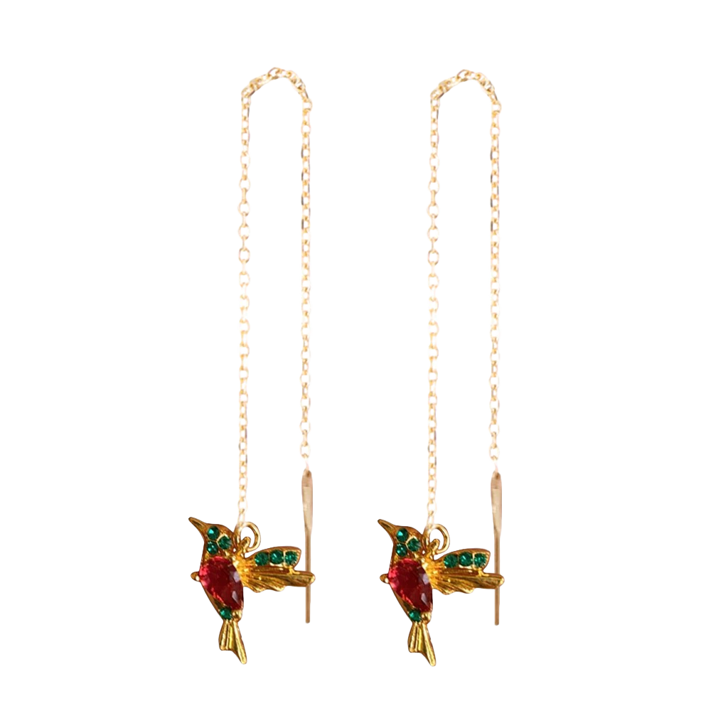 Hummingbird Drop Earrings