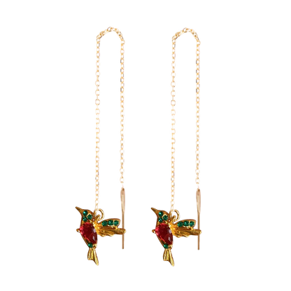 Hummingbird Drop Earrings