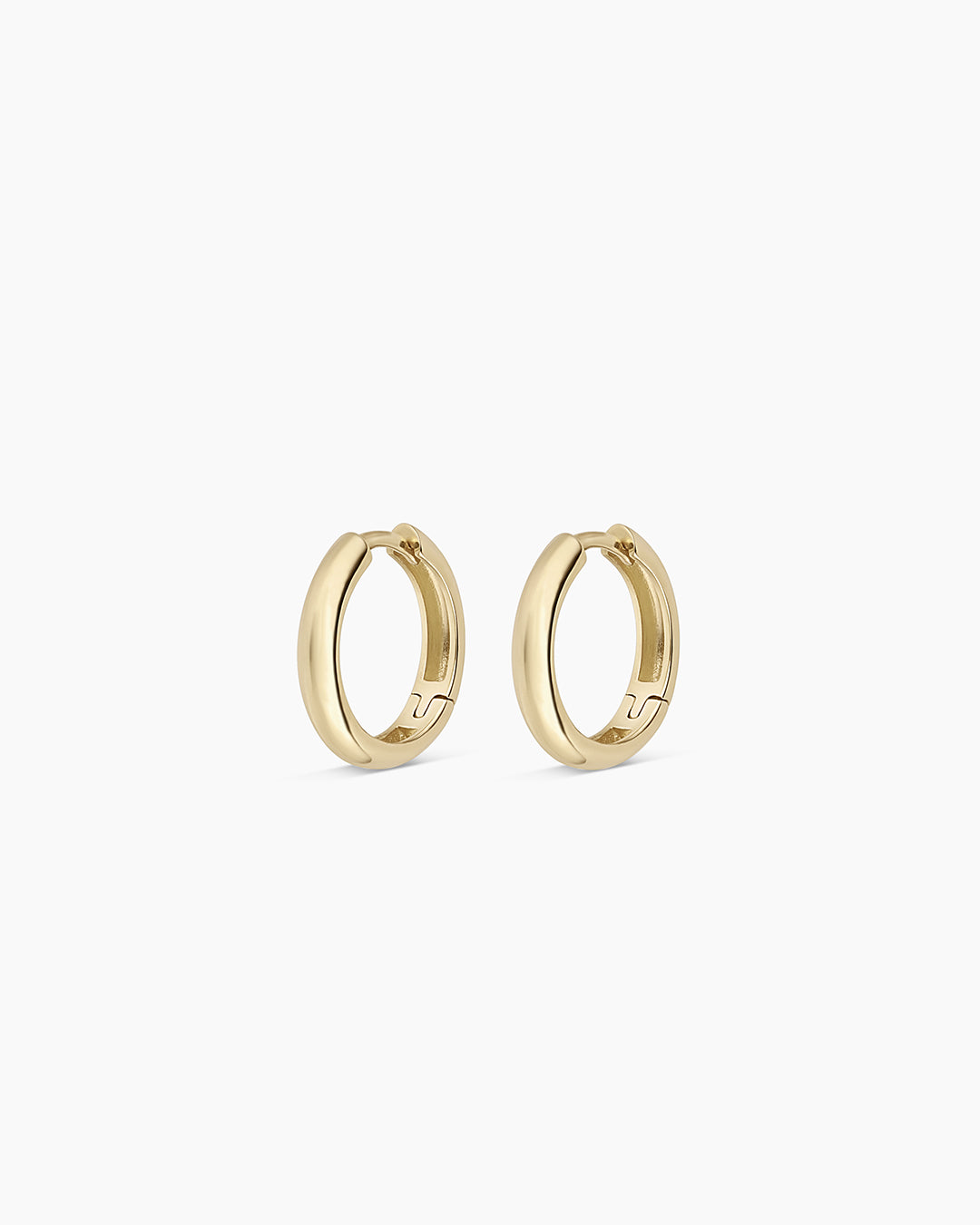 14k Gold Lou Helium Huggies
