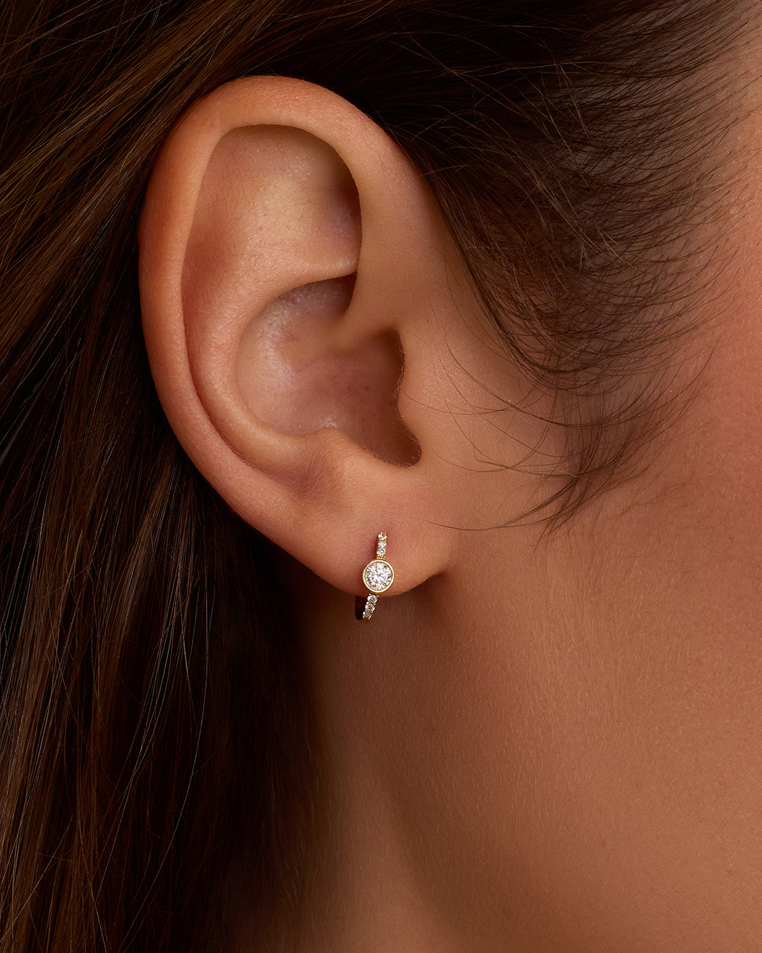 Collier simple en diamant cultivé en laboratoire
