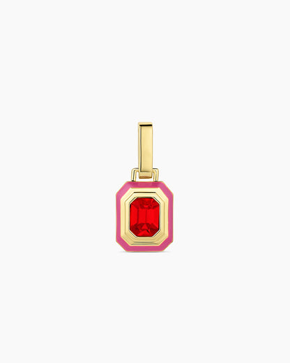 Crimson Tag Charm