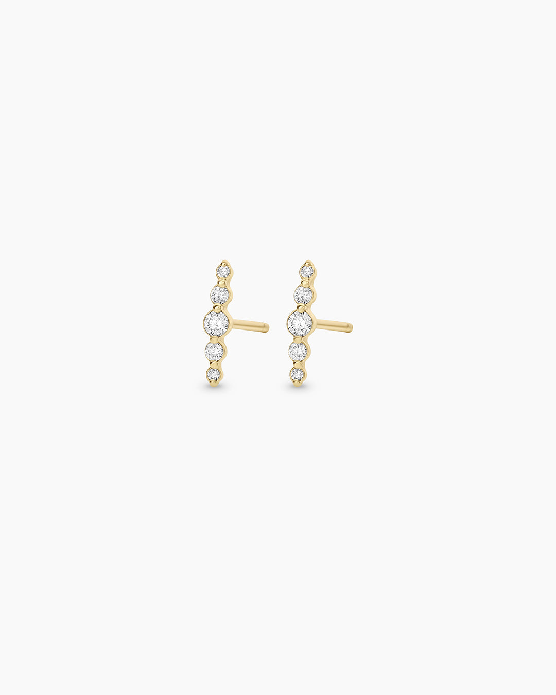 Elle Diamantreihen-Ohrstecker