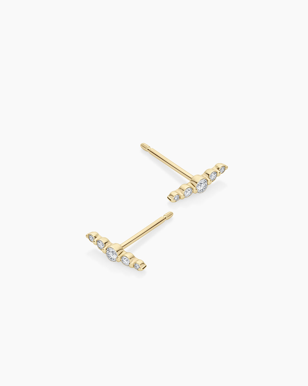 Elle Diamantreihen-Ohrstecker