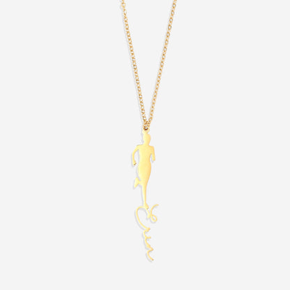 Runner Name Necklace