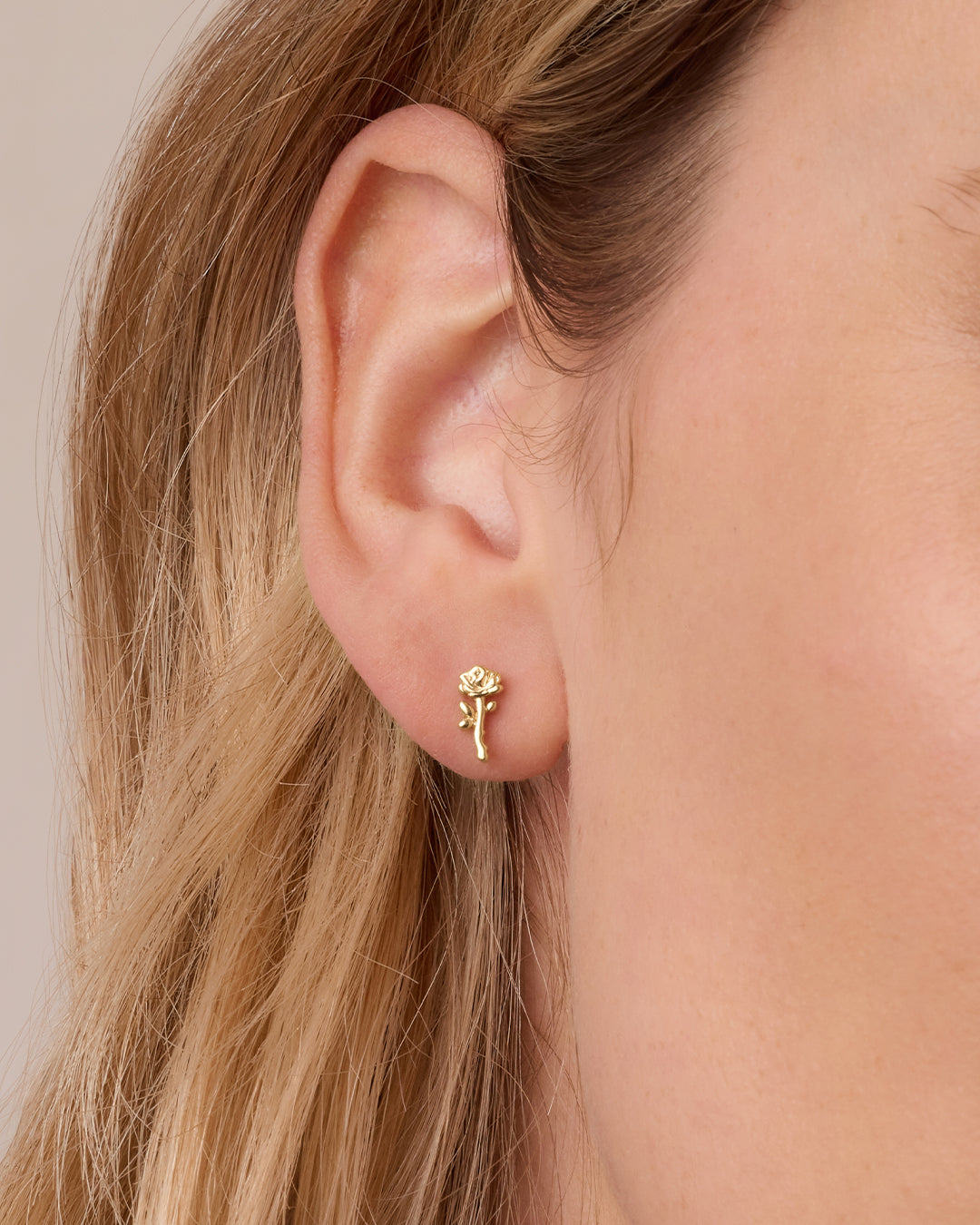 Rose Single Stud