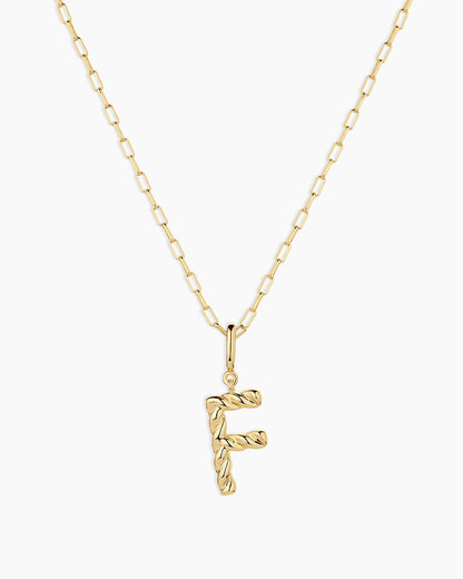 Crew Alphabet Statement Charm Necklace