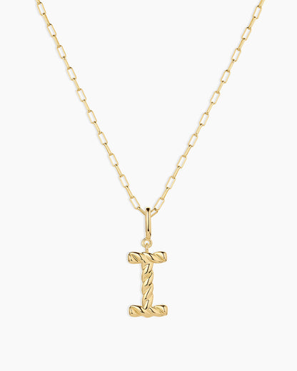 Crew Alphabet Statement Charm Necklace