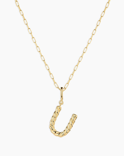 Crew Alphabet Statement Charm Necklace
