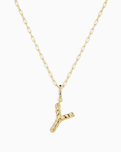Crew Alphabet Statement Charm Necklace