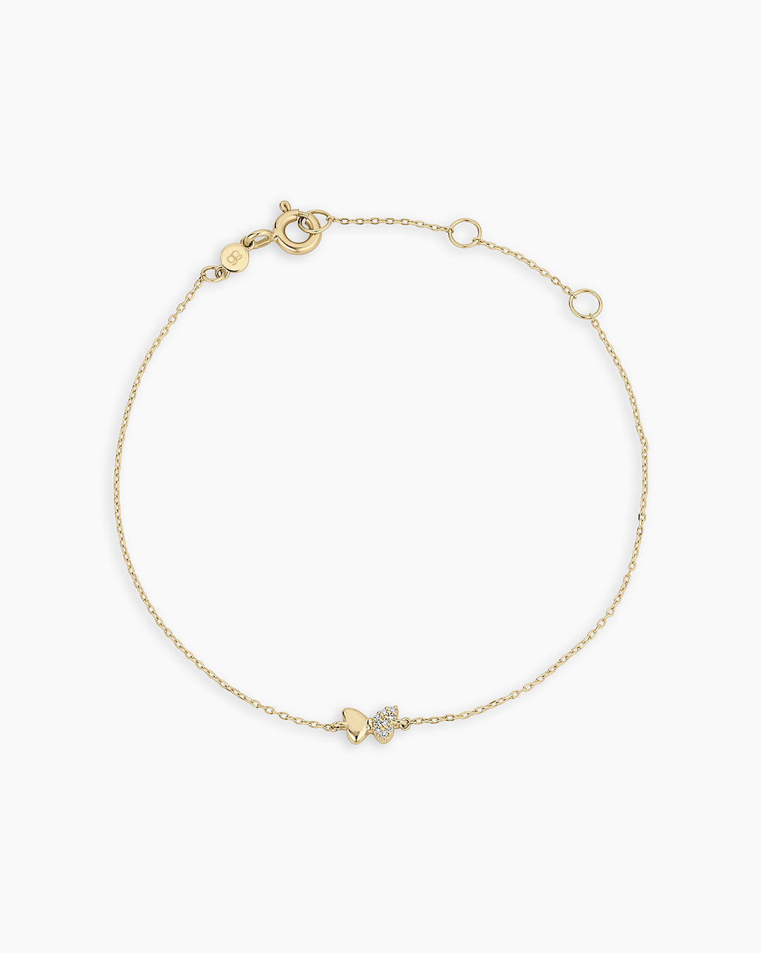 Diamond Bond Butterfly Bracelet