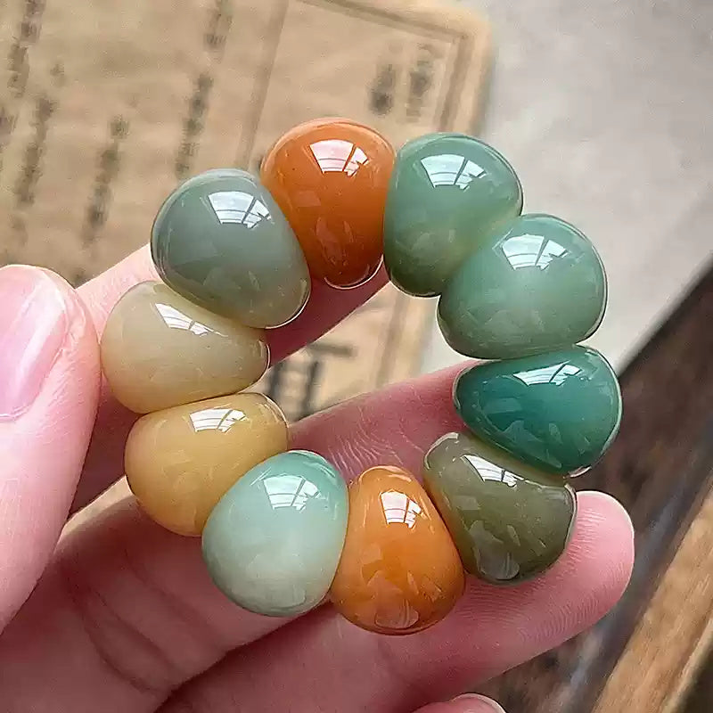 Adorable Mini Garlic Clove and Mangosteen Handheld Charms，Multiple Colors Available