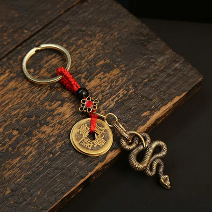 2025 Year of the Snake Lucky Pendant Keychain