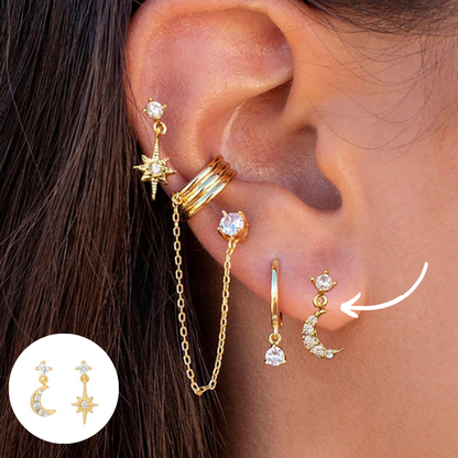 Ensemble de boucles d'oreilles bohèmes
