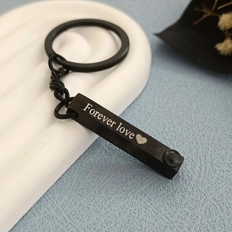 Personalisierter Schlüsselanhänger mit Fotogravur