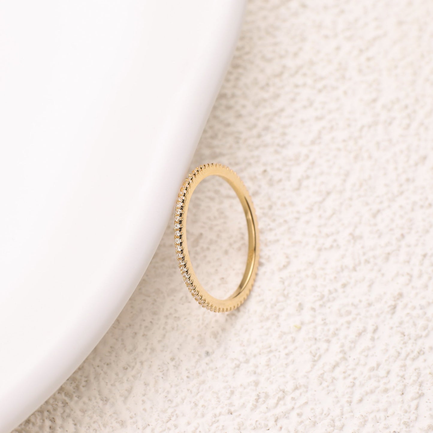 Bague d'éternité en diamant