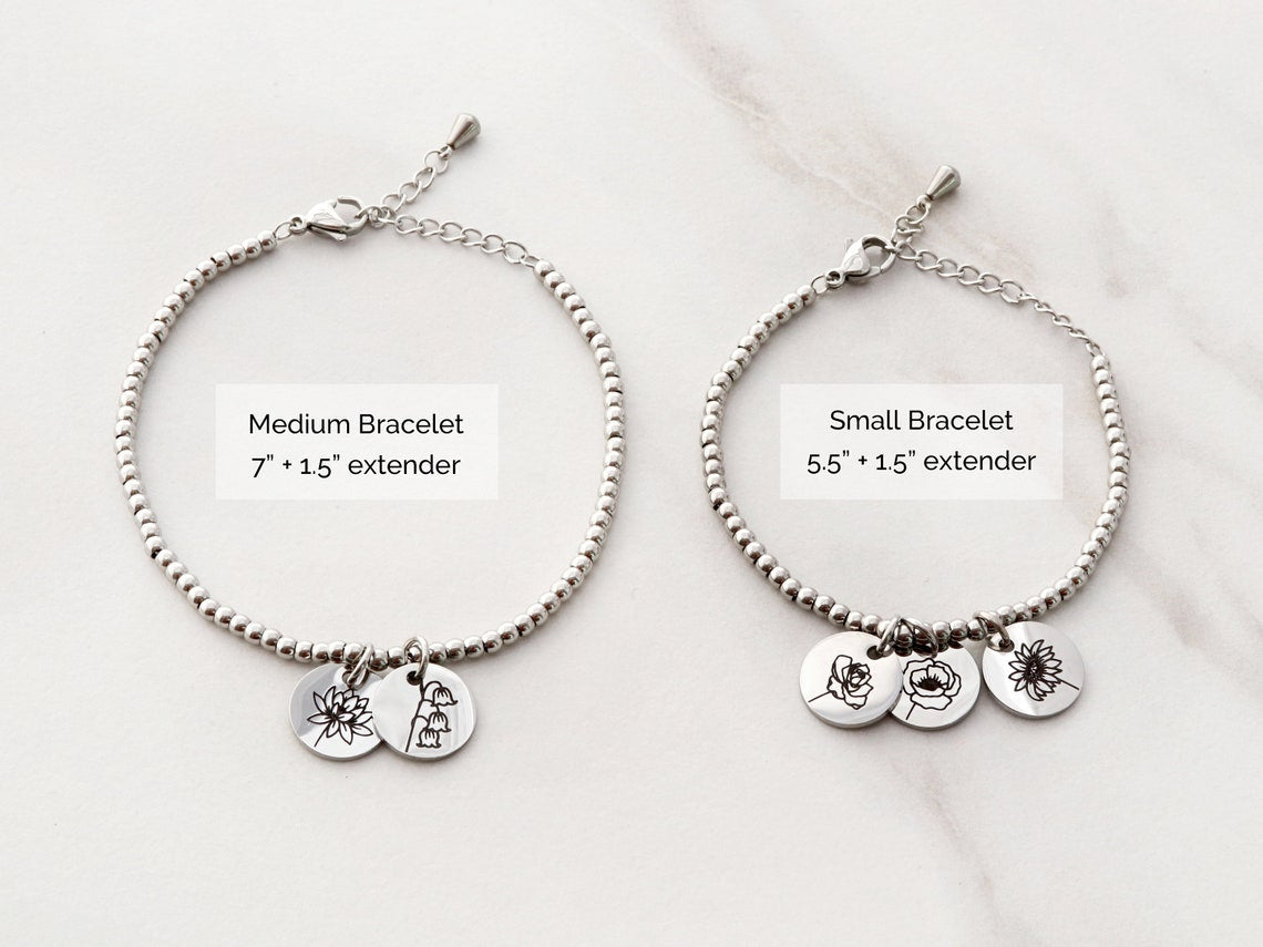 Actual Prints Beaded Bracelet