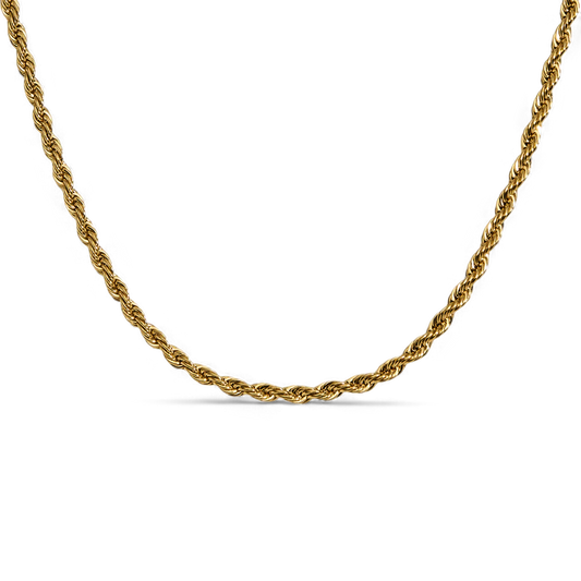 Collier chaîne corde 2 mm