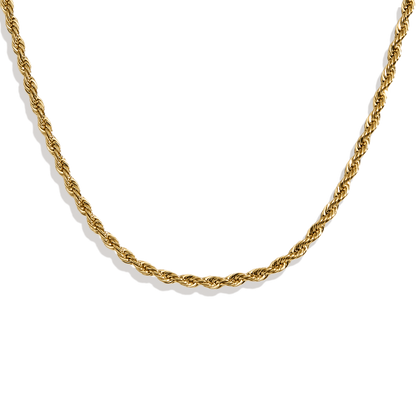 Collier chaîne en corde