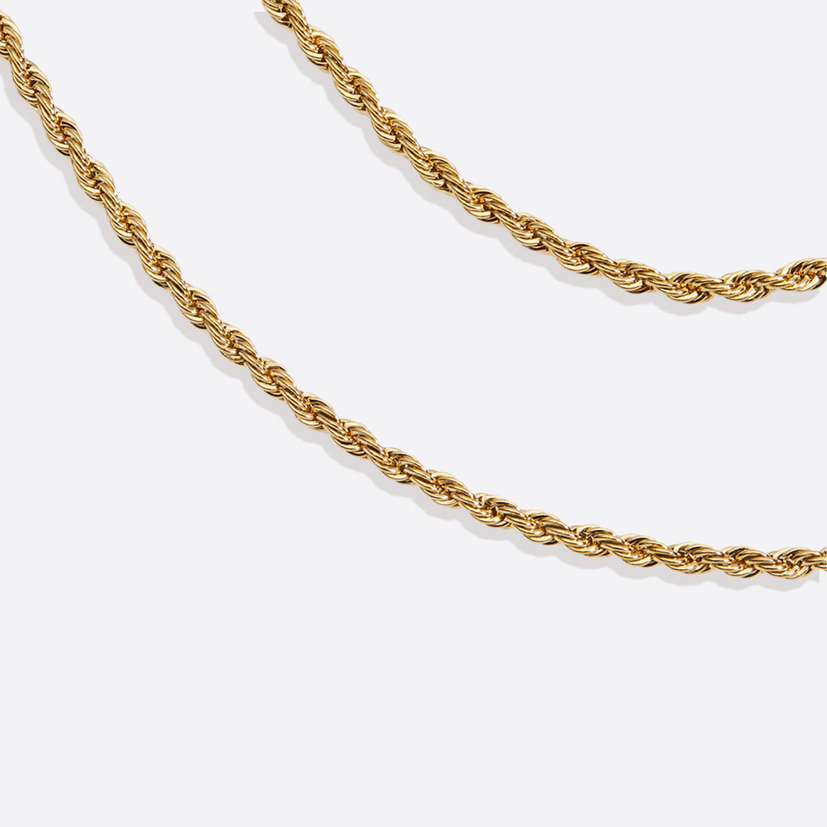 Collier chaîne en corde