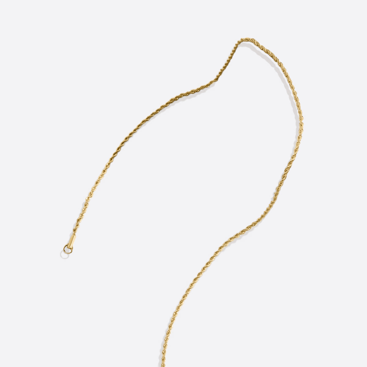 Collier chaîne corde 2 mm