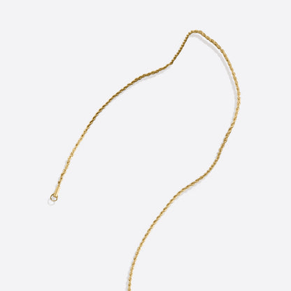 Collier chaîne corde 2 mm