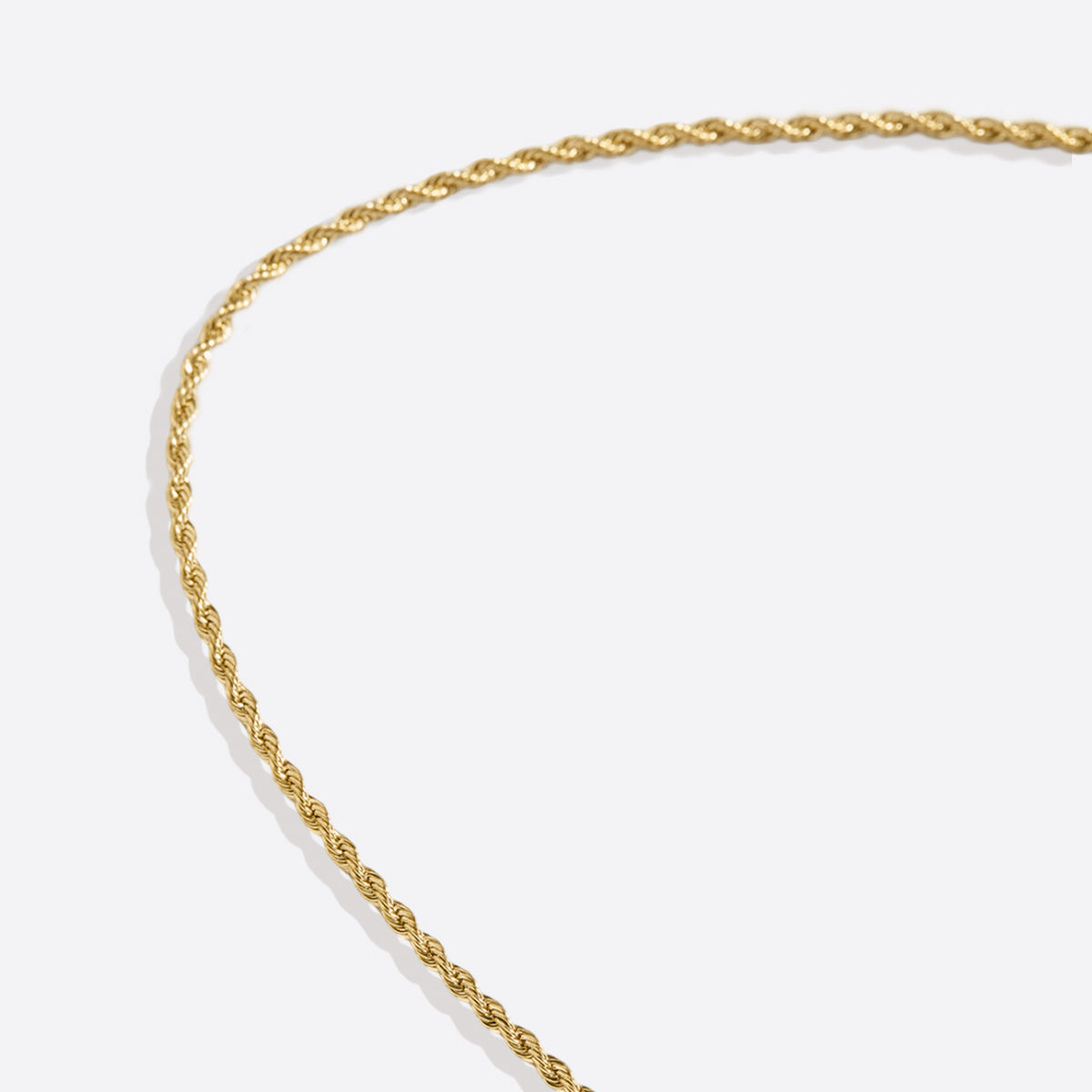 Collier chaîne en corde