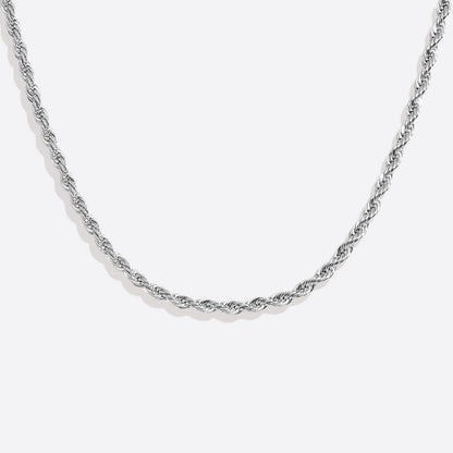 Collier chaîne en corde