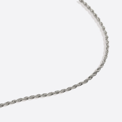 Collier chaîne en corde