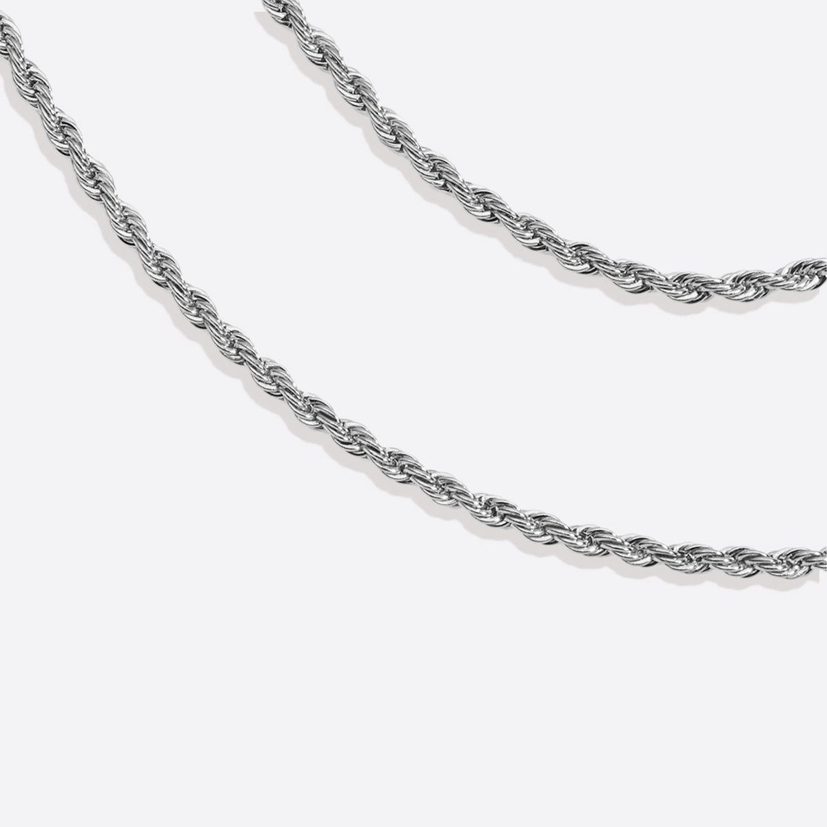 Collier chaîne corde 2 mm